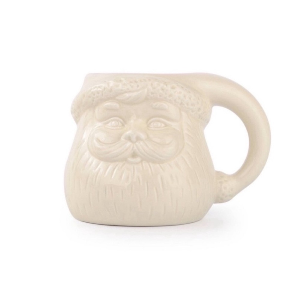 3 for $15 SALE New Target Bullseye Playground 14 oz Cream Santa Face Mug